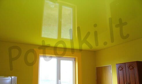 Глянцевые натяжные потолки Варшава фото1